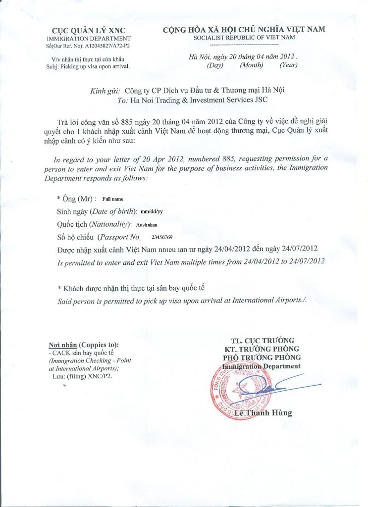 Ways to get Vietnam visa Travel information for Vietnam 